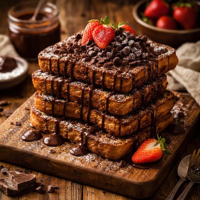Image of Chocolate Milk French Toast
