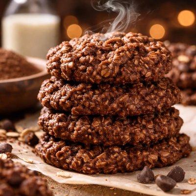 Image of Chocolate Milk Mix No Bake Cookies