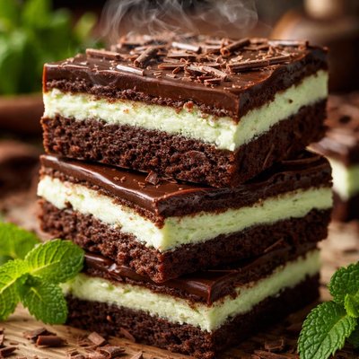 Image of Chocolate Mint Bars a Lighter Version