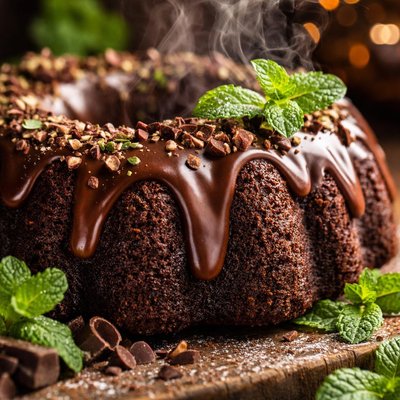 Image of Chocolate Mint Bundt Cake