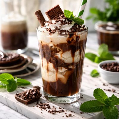 Image of Chocolate Mint Coffee Float