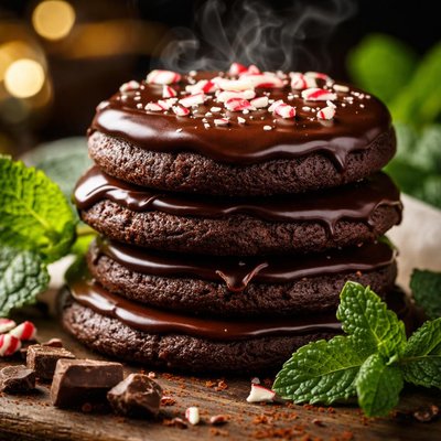 Image of Chocolate Mint Cookies Copycat