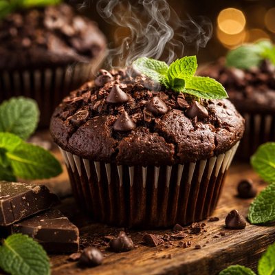 Image of Chocolate Mint Muffins