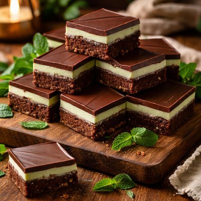 Image of Chocolate Mint Slice