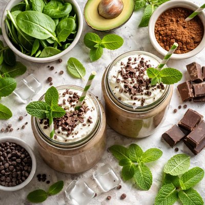 Image of Chocolate Mint Smoothies