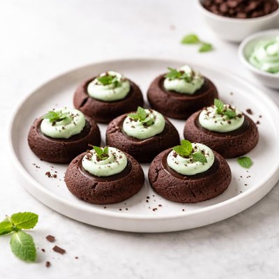 Image of Chocolate Mint Thumbprints