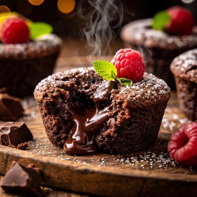 Image of Chocolate Molten Lava Brownie Bites