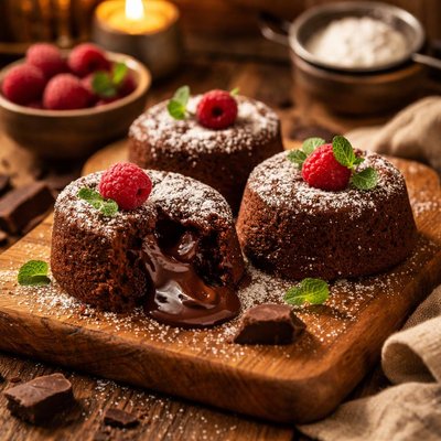 Image of Chocolate Molten Lava Cakes