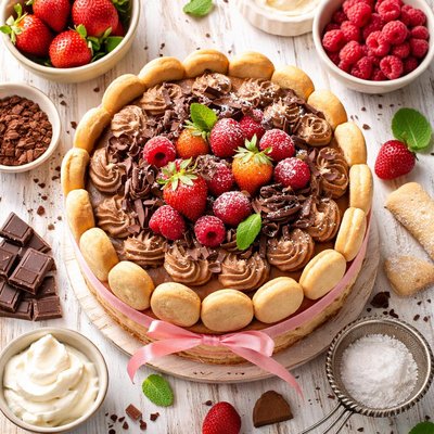 Image of Chocolate Mousse Charlotte