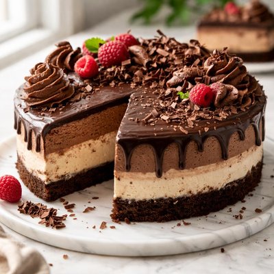 Image of Chocolate Mousse Cheesecake