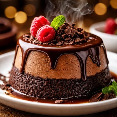Image of Chocolate Mousse Flan