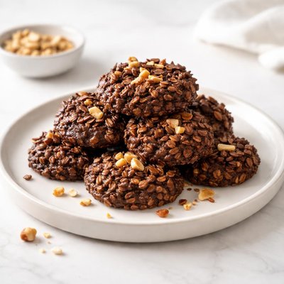 Image of Chocolate No Bake Cookies with Nuts
