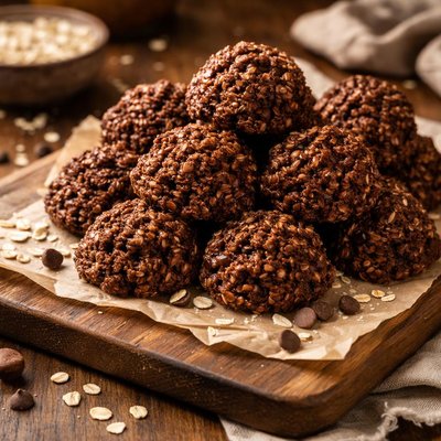 Image of Chocolate No Bake Macaroons