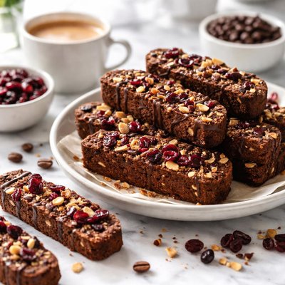 Image of Chocolate Nut Cranberry Espresso Biscotti