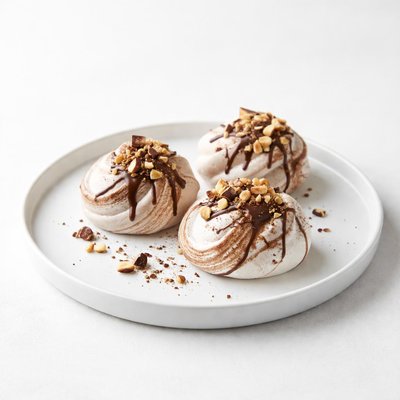 Image of Chocolate Nut Meringues