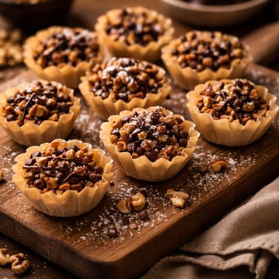 Image of Chocolate Nut Phyllo Cups