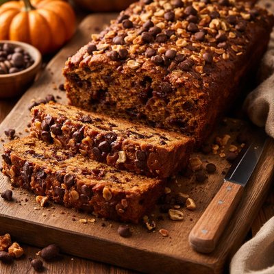 Image of Chocolate Nut Pumpkin Bread