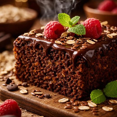 Image of Chocolate Oat Bran Cake Diabetic