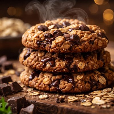 Image of Chocolate Oat Chip Cookies