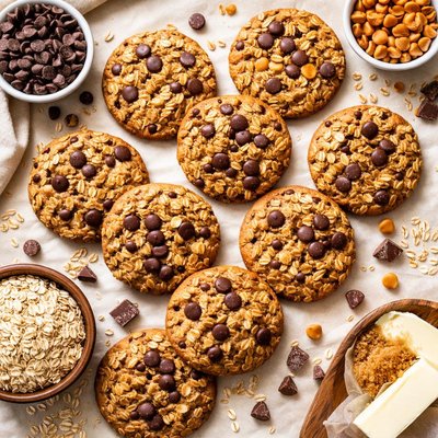 Image of Chocolate Oatmeal Butterscotch Cookies