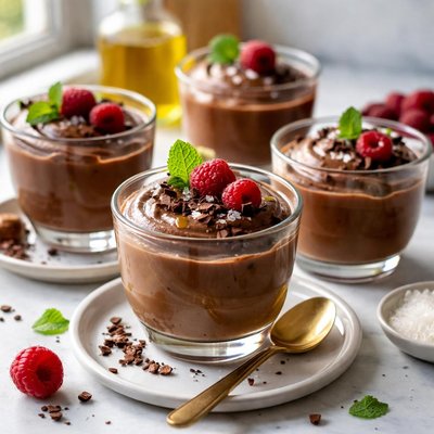Image of Chocolate Olive Oil Mousse