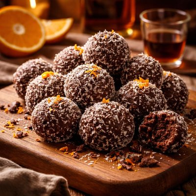 Image of Chocolate Orange Rum Balls