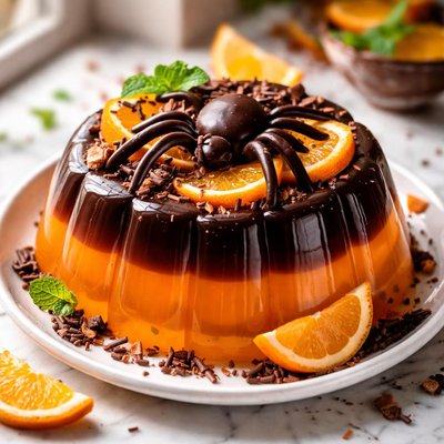 Image of Chocolate Orange Spider Jellie Jello