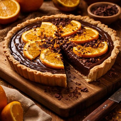 Image of Chocolate Orange Tart