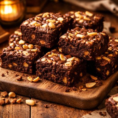 Image of Chocolate Peanut Brownies