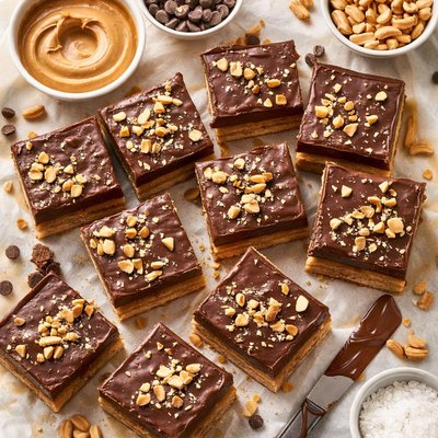 Image of Chocolate Peanut Butter Bars