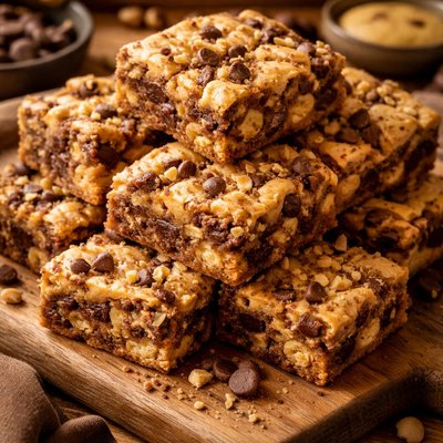 Image of Chocolate Peanut Butter Blondies