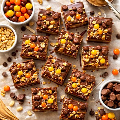 Image of Chocolate Peanut Butter Candy Dessert