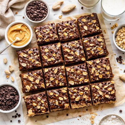Image of Chocolate Peanut Butter Cookie Bars