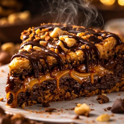 Image of Chocolate Peanut Butter Cookie Pie
