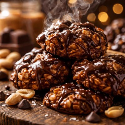 Image of Chocolate Peanut Butter Globs