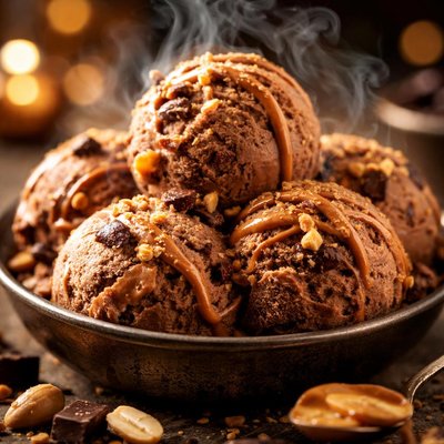 Image of Chocolate Peanut Butter Ice Cream