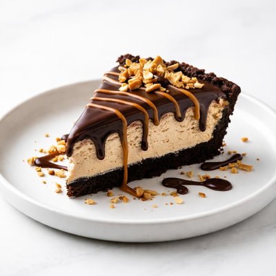 Image of Chocolate Peanut Butter Ice Cream Pie