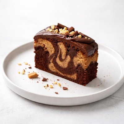 Image of Chocolate Peanut Butter Marble Cake