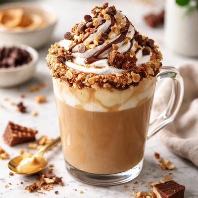 Image of Chocolate Peanut Butter Pie Latte