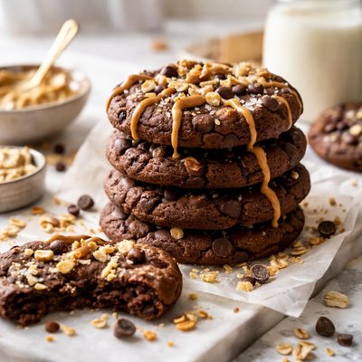 Image of Chocolate Peanut Butter Protein Cookies