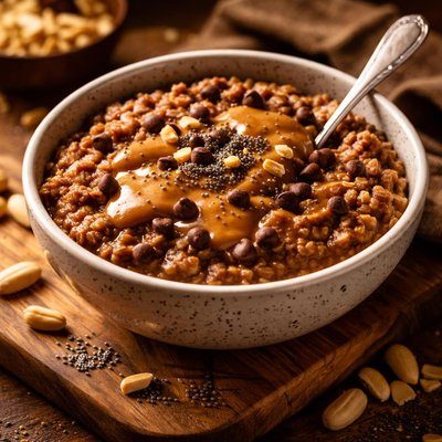 Image of Chocolate Peanut Butter Protein Oatmeal