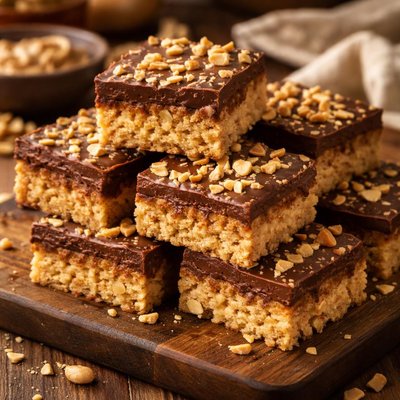 Image of Chocolate Peanut Butter Rice Krispies Treats