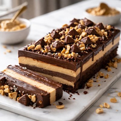 Image of Chocolate Peanut Butter Terrine
