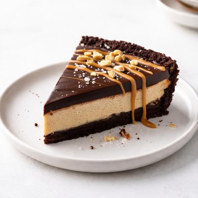 Image of Chocolate Peanut Butter Tofu Pie