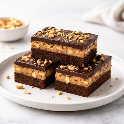 Image of Chocolate Peanut Fudge Bars Midwest
