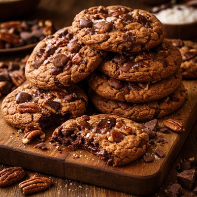 Image of Chocolate Pecan Cookies Better Than Publix Bakery