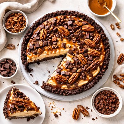 Image of Chocolate Pecan Ice Cream Torte