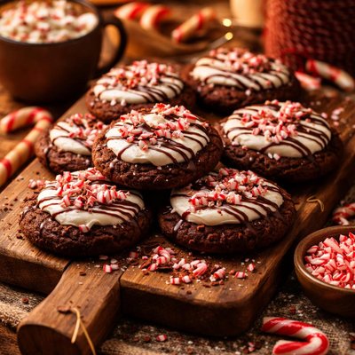 Image of Chocolate Peppermint Cookies
