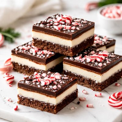 Image of Chocolate Peppermint Slice
