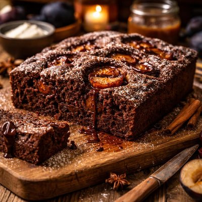 Image of Chocolate Plum Pudding Cake